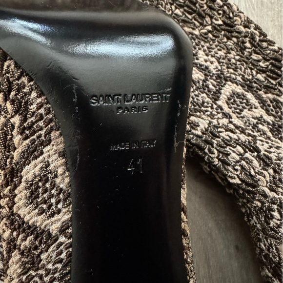 Saint Laurent Snakeskin Boot - Picture 6 of 8